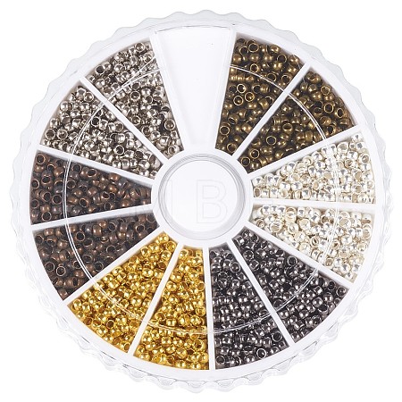 Brass Crimp Beads KK-JP0010-02-1