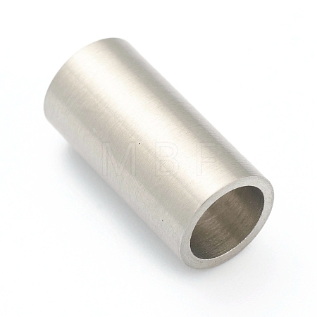 Tarnish Resistant 304 Stainless Steel Magnetic Clasps with Glue-in Ends STAS-B017-01B-P-1