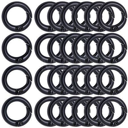 30Pcs Zinc Alloy Spring Gate Rings FIND-SP0001-40-1