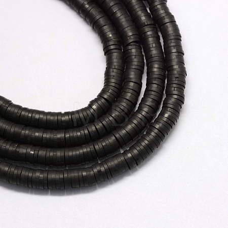Handmade Polymer Clay Beads X-CLAY-R067-6.0mm-42-1