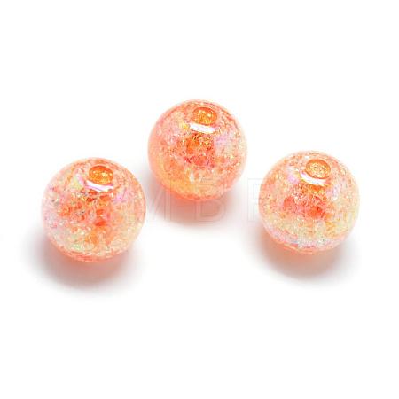 Crackle Style Acrylic Beads MACR-S825-20mm-K-1