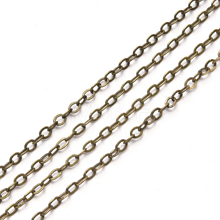 Brass Cable Chains CHC-T008-06B-AB-1