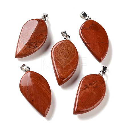 Natural Red Jasper Pendants GG-CBACB71-05P-17-1