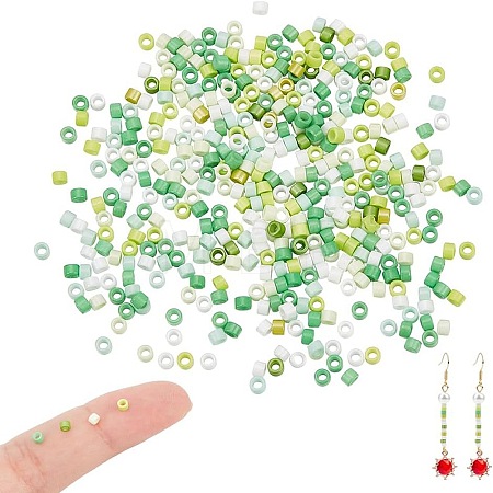 2 Strands Handmade Lampwork Beads Strands LAMP-NB0002-08E-1