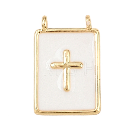 Brass Enamel Pendants KK-L251-01G-B04-1