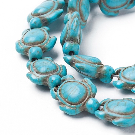 Synthetic Turquoise Beads Strands TURQ-L029-04-1