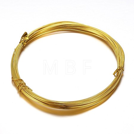 Round Aluminum Craft Wire AW-D009-2.5mm-5m-14-1