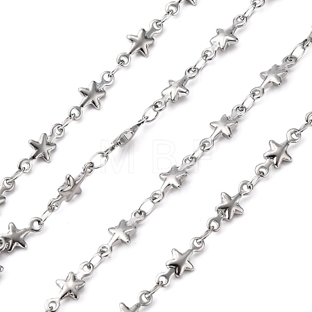 Tarnish Resistant 304 Stainless Steel Link Chains CHS-K001-40-1