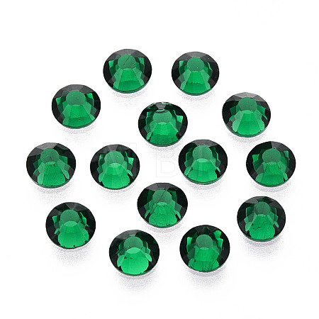Glass Flat Back Rhinestone Cabochons RGLA-S002-20SS-10-1