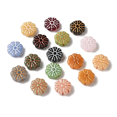Opaque Lampwork Beads LAMP-P065-03B-1