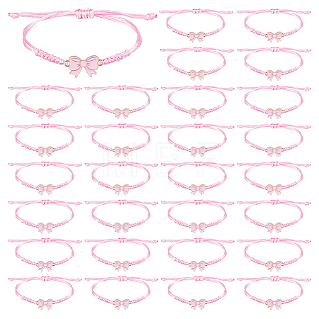30Pcs Alloy Enamel Link Bracelets BJEW-DC00022-1