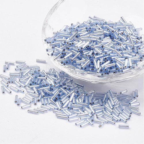 Glass Bugle Beads SEED-E001-9mm-32-1