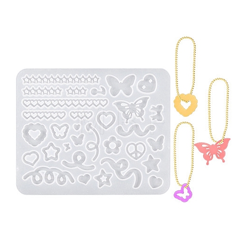 DIY Pendant Silicone Molds DIY-G113-02B-1