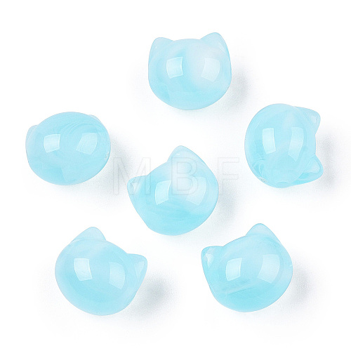 Transparent Acrylic Beads OACR-N137-04A-1