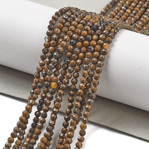 Natural Tiger Iron Beads Strands G-B120-A01-01-1