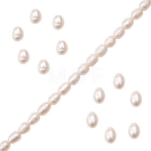 Natural Cultured Freshwater Pearl Beads Strands PEAR-SZ0001-07-1