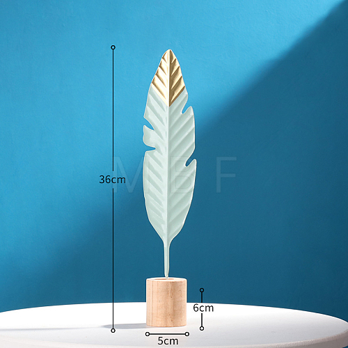 Iron Feather Display Decorations FEAT-PW0001-001A-1