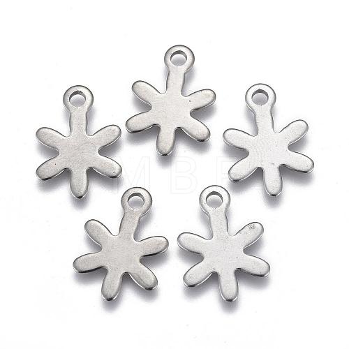 Tarnish Resistant 201 Stainless Steel Charms STAS-F139-018P-1