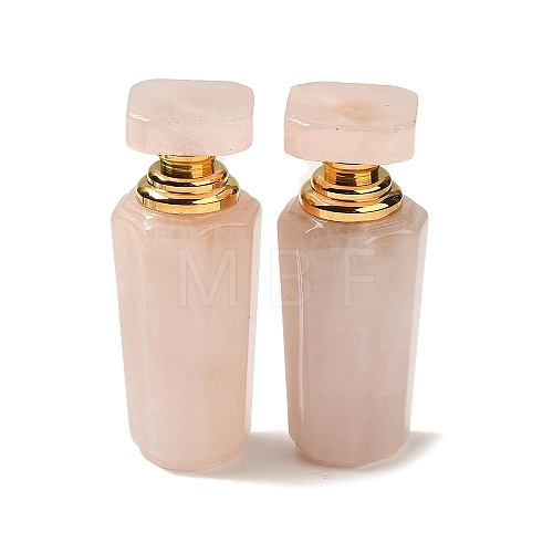 Natural Rose Quartz Dropper Perfume Bottles DJEW-H010-03G-02-1