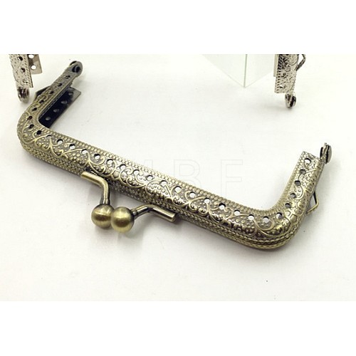 Iron Purse Handle Frame IFIN-WH0043-02AB-1