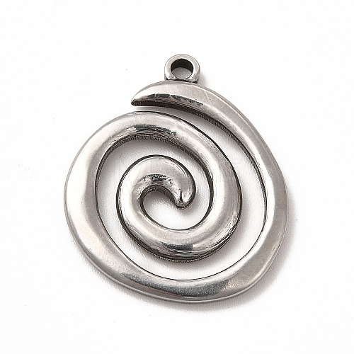 304 Stainless Steel Pendants STAS-P322-11P-1