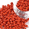 Baking Paint Glass Seed Beads SEED-S004-Y5-1