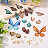  DIY Butterfly Wing Earring Making Kit DIY-TA0005-14-13
