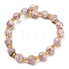 Electroplated Natural Druzy Geode Crystal Beads Strands G-F833-P01-8mm-01-3