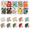 100Pcs 10 Colors 1-Hole ABS Plastic Shank Buttons BUTT-WH0020-102-1