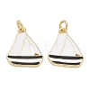 Rack Plating Brass Pendants KK-CBAB1AF-35B-G-1