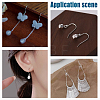 12 Parirs 6 Style Sterling Silver Earring Hooks FIND-PH0017-81-6