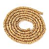 Electroplated Synthetic Non-magnetic Hematite Beads Strands G-H027-E01-01-3