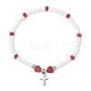 304 Stainless Steel Tiny Charm Bracelets BJEW-MZ00325-02-3
