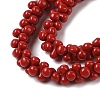 Dyed Synthetic Coral Beads Strands CORA-P010-04A-3