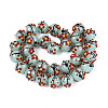 Handmade Lampwork Enamel Beads LAMP-T023-23E-2