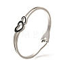 304 Stainless Steel Hinged Bangles for Women BJEW-F474-37P-01-4