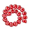 Glass Enamel Beads GLAA-Q125-01A-02-3