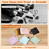 10Pcs 10 Colors Imitation Leather Shrapnel Change Purse ABAG-PB0001-02-4