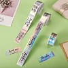 3Roll 3 Style Hot Stamping Self-Adhesive Paper Gift Tag Youstickers DIY-SZ0007-41-2