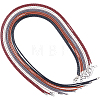 10Pcs 5 Colors Braided Leather Cords NCOR-SC0001-02-1