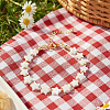 Minimalist Natural Shell & Brass Beaded Bracelets DG5975-2