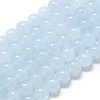 Natural Malaysia Jade Beads Strands G-L645-C01-8mm-01-1