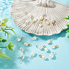 20Pcs 2 Styles Natural Cultured Freshwater Pearl Rice Charms PALLOY-TA00379-6