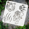 PET Hollow Out Drawing Painting Stencils DIY-WH0391-0757-3