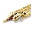 Alloy Popcorn Chain Necklaces NJEW-Z020-01C-LG-4