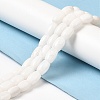 Natural Dyed White Jade Beads Strands G-M402-A01-11-3
