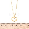 201 Stainless Steel Pendant Necklace for Women NJEW-F335-02G-05-3