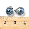 Electroplated Glass Beads EGLA-K062-01A-HR01-3