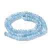 Dyed Natural Malaysia Jade Rondelle Beads Strands X-G-E316-2x4mm-64-4