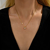 Real 18K Gold Plated Stainless Steel Pendant Necklaces CP2918-8-2